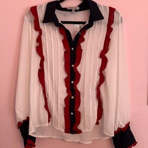 NWT Gorgeous Papaya blouse